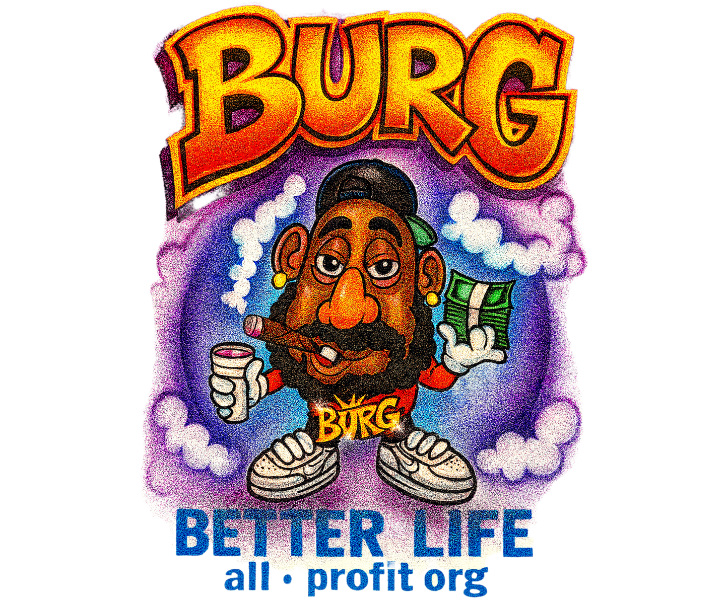 Airbrush BURG Tee
